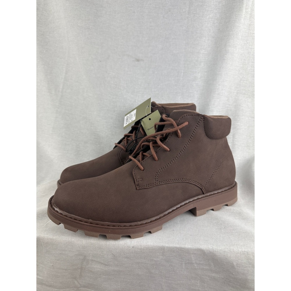 Goodfellow & Co Maynard Men Brown Lace Up Memory Foam Ankle Boots 10.5 098004293